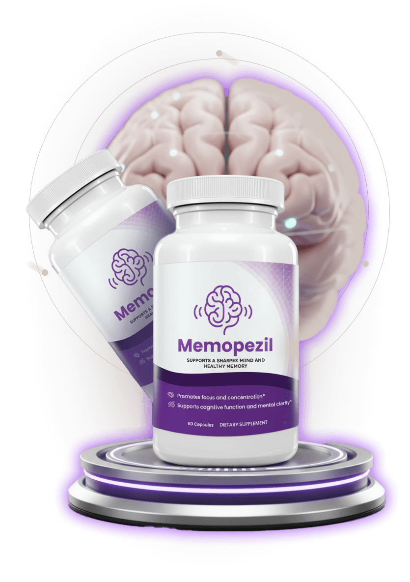 Memopezil supplement bottle — official product