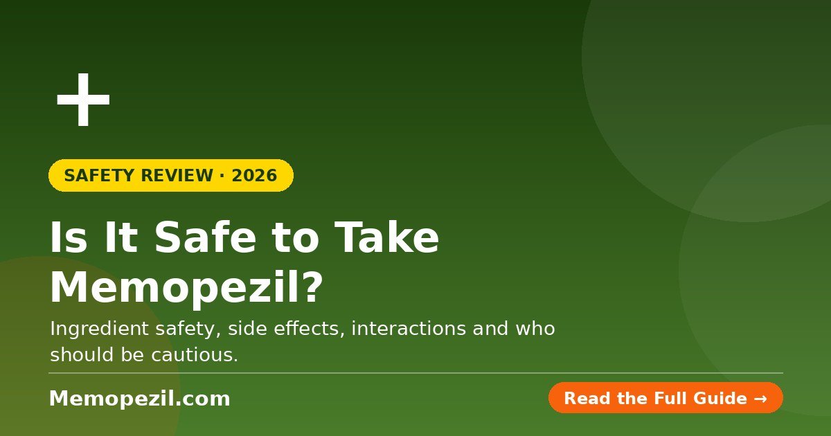 Is It Safe to Take Memopezil? Full Safety & Side-Effects Review