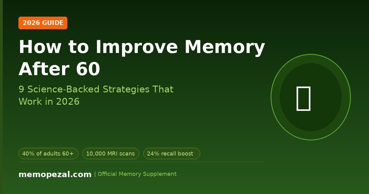 How to Improve Memory After 60 — 9 Science-Backed Strategies